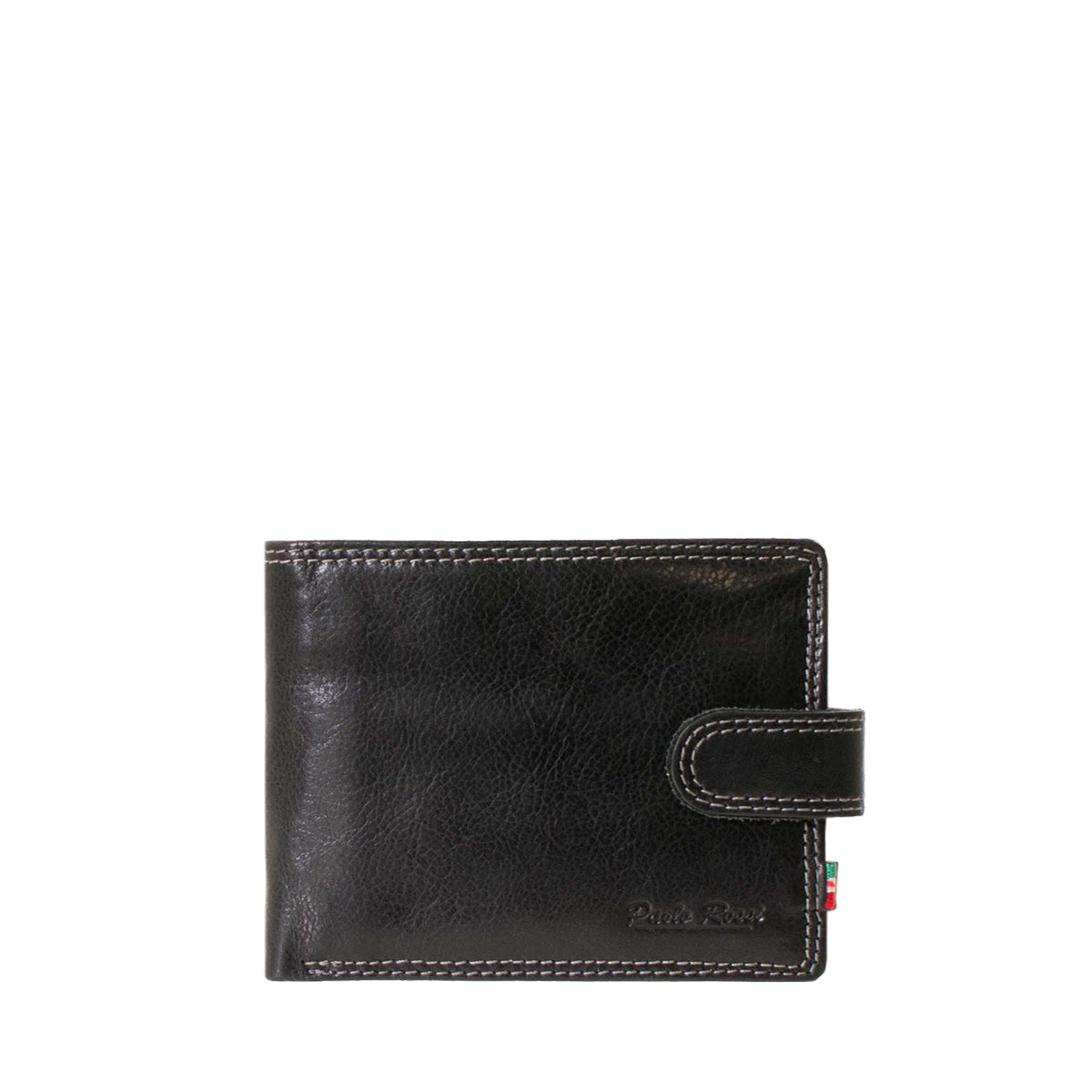 VTN-031-BPaolo Rossi Black Leather Wallet | VTN-013NLACK-2