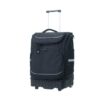School Mate XL Plastic Base Trolley Bag | Black