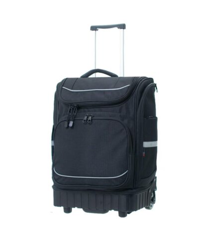 School Mate XL Plastic Base Trolley Bag | Black