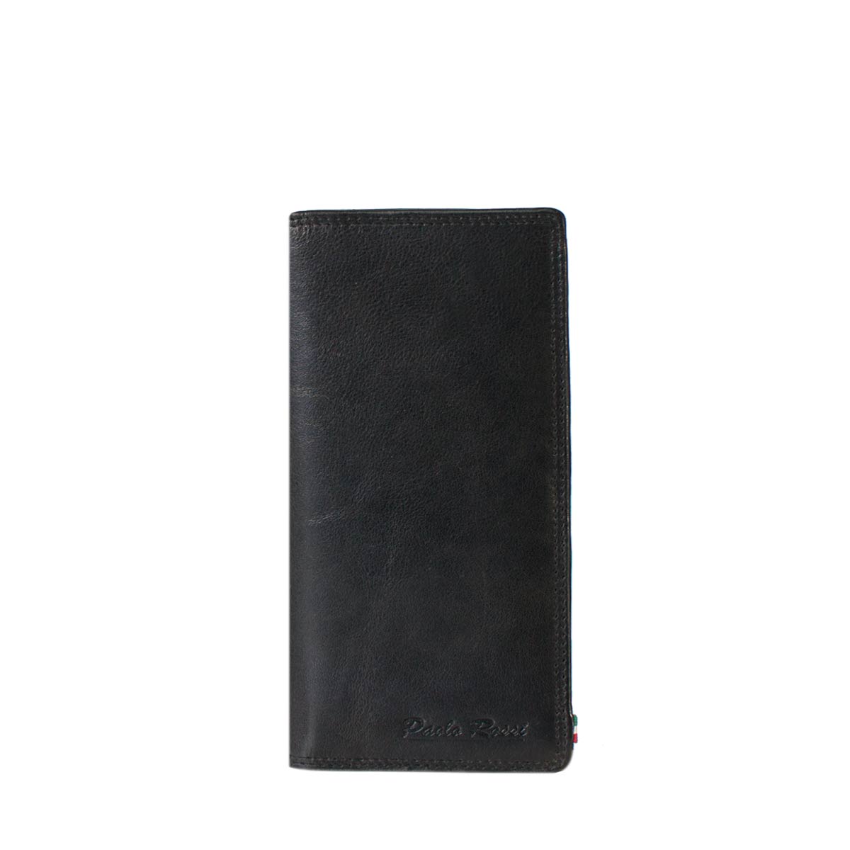 Paolo Rossi Long Leather Wallet | Black - Image 2