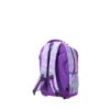 A colorful backpack featuring patterned straps, perfect for school or outdoor activities.
