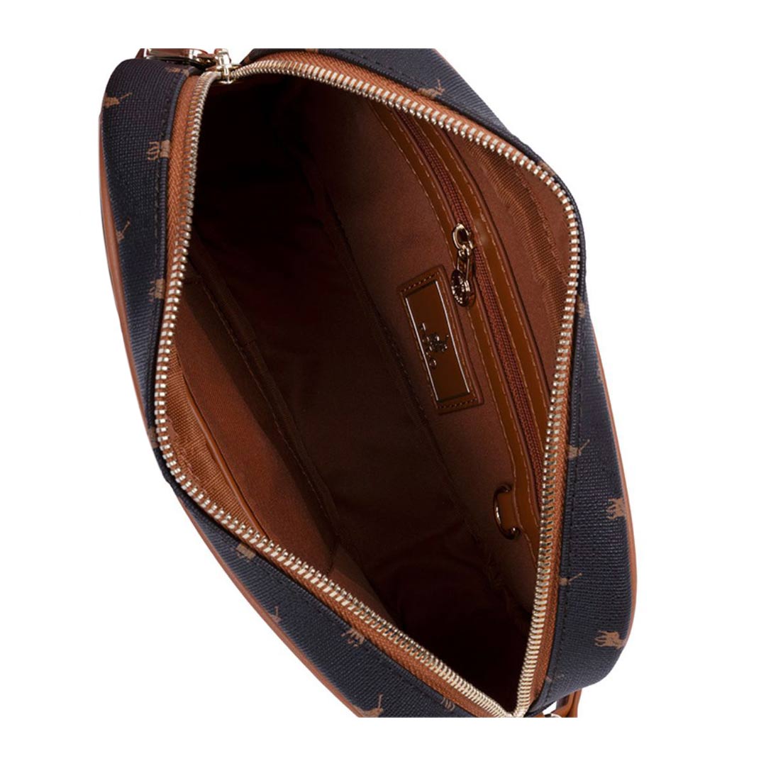 Polo Iconic Camera Bag open showing inner view