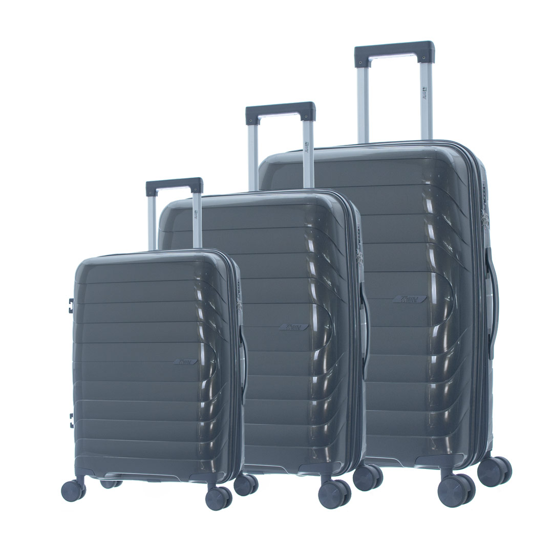 Travelmate Jetini gray 3-piece luggage set